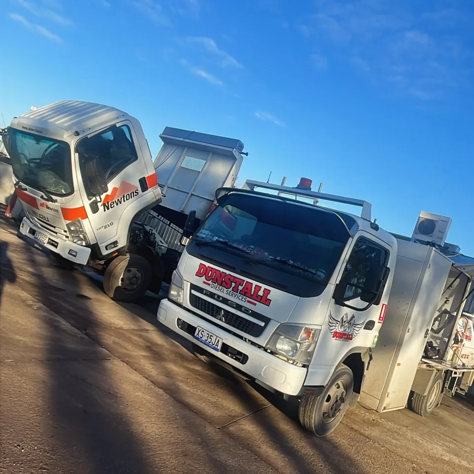 Dunstall Diesel mobile service truck deployed on commercial site